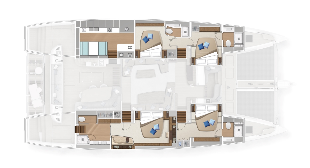 LAYOUT-CATAMARAN-SIXTY5_GALLEY_DOWN_4 CABINS_4T