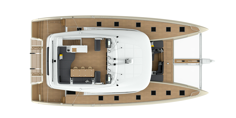 LAYOUT-CATAMARAN-SIXTY_5_FLYBRIDGE_BAIN_SOLEIL